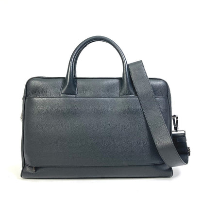 DIOR HOMME Business bag leather black Handbag logo Inner Trotter Oblique mens Rovelle Bags