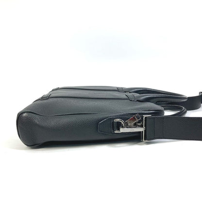 DIOR HOMME Business bag leather black Handbag logo Inner Trotter Oblique mens Rovelle Bags