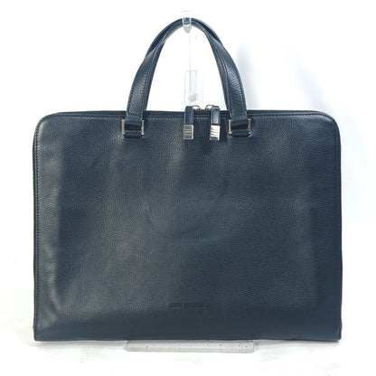 DIOR HOMME Business bag leather black Handbag Tote Bag logo mens Rovelle Bags