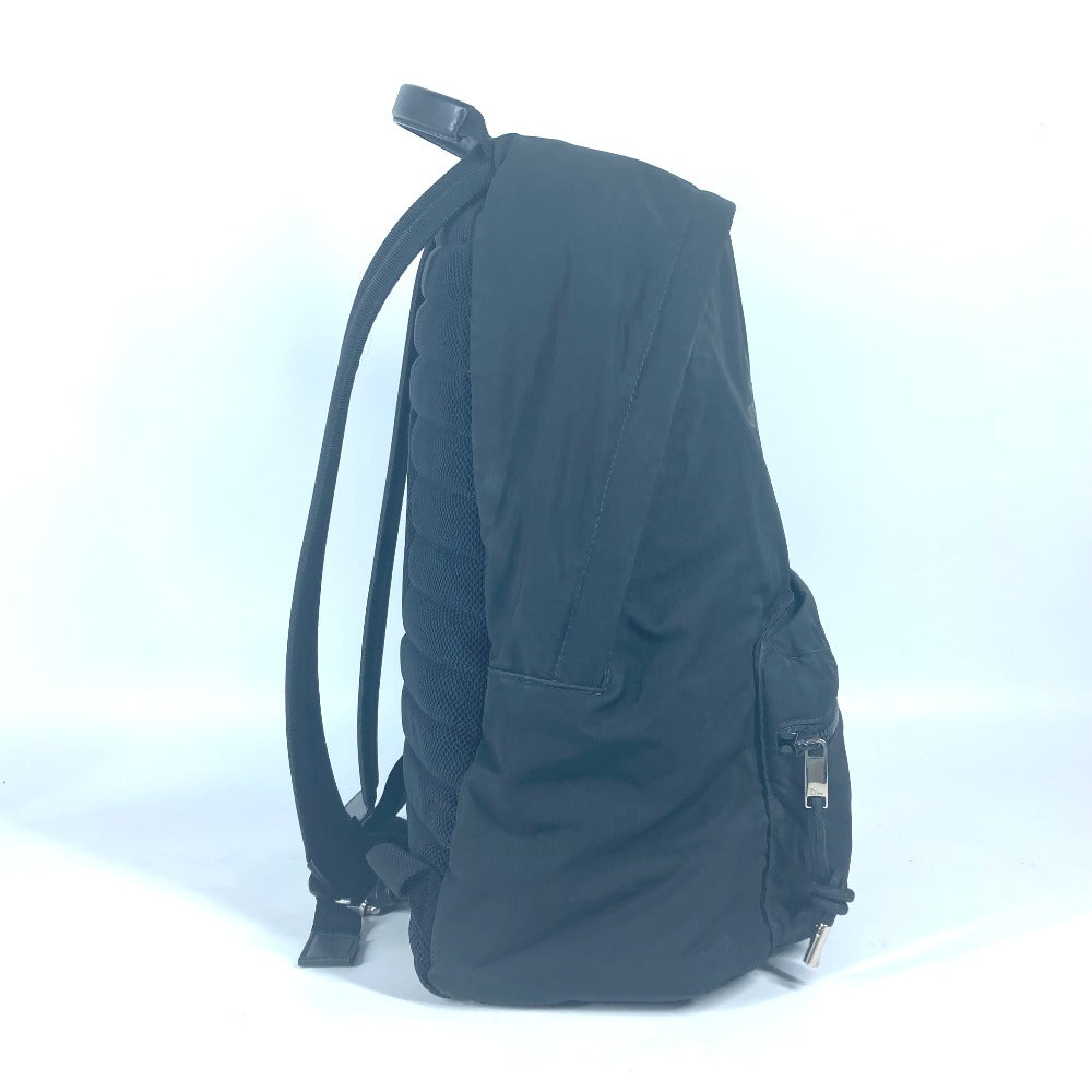 Dior Backpack Nylon black Bee bee logo unisex(Unisex) Rovelle Bags