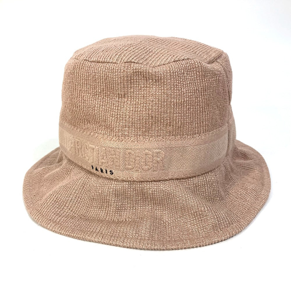 Dior hat 04DBB923A132 cotton/viscose pink Hat Hat Bucket Hat Bob Hat logo bob hat Women 56 Rovelle Bags