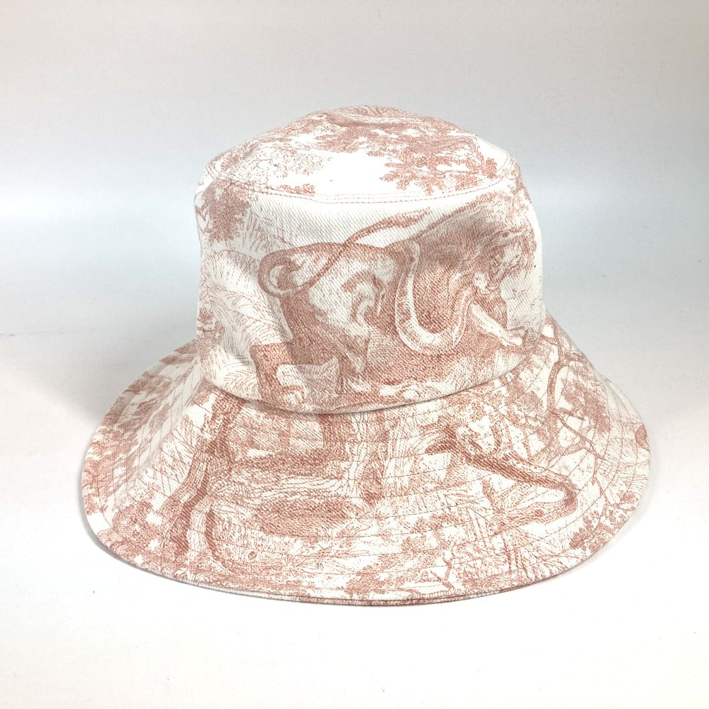Dior hat 02TOJ924I130 cotton pink Hat Hat Bucket Hat Bob Hat Toile de Jui Women 59 Rovelle Bags