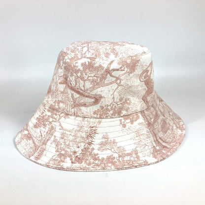 Dior hat 02TOJ924I130 cotton pink Hat Hat Bucket Hat Bob Hat Toile de Jui Women 59 Rovelle Bags
