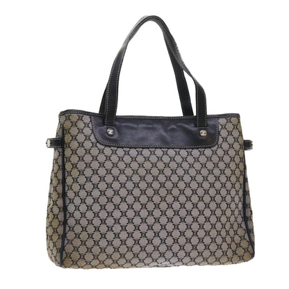 Luxury CELINE Macadam Canvas Hand Bag Gray 56585