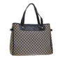 Luxury CELINE Macadam Canvas Hand Bag Gray 56585