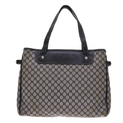 Luxury CELINE Macadam Canvas Hand Bag Gray 56585