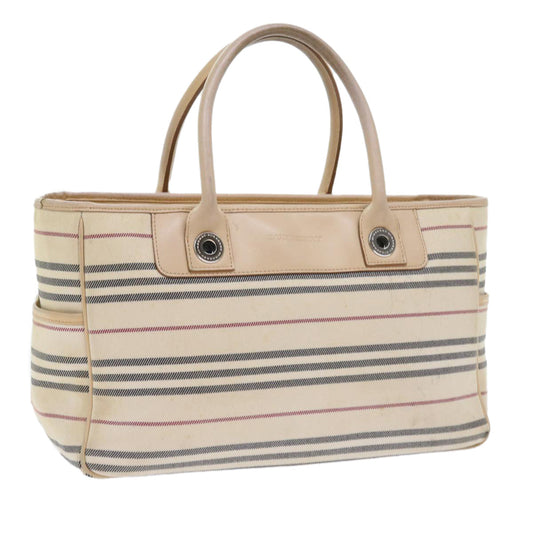 Burberry Auth Canvas Beige Handbag