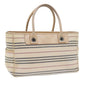 Burberry Auth Canvas Beige Handbag