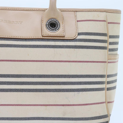 Burberry Auth Canvas Beige Handbag
