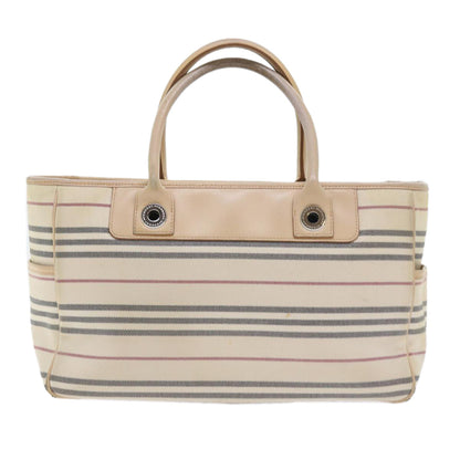Burberry Auth Canvas Beige Handbag