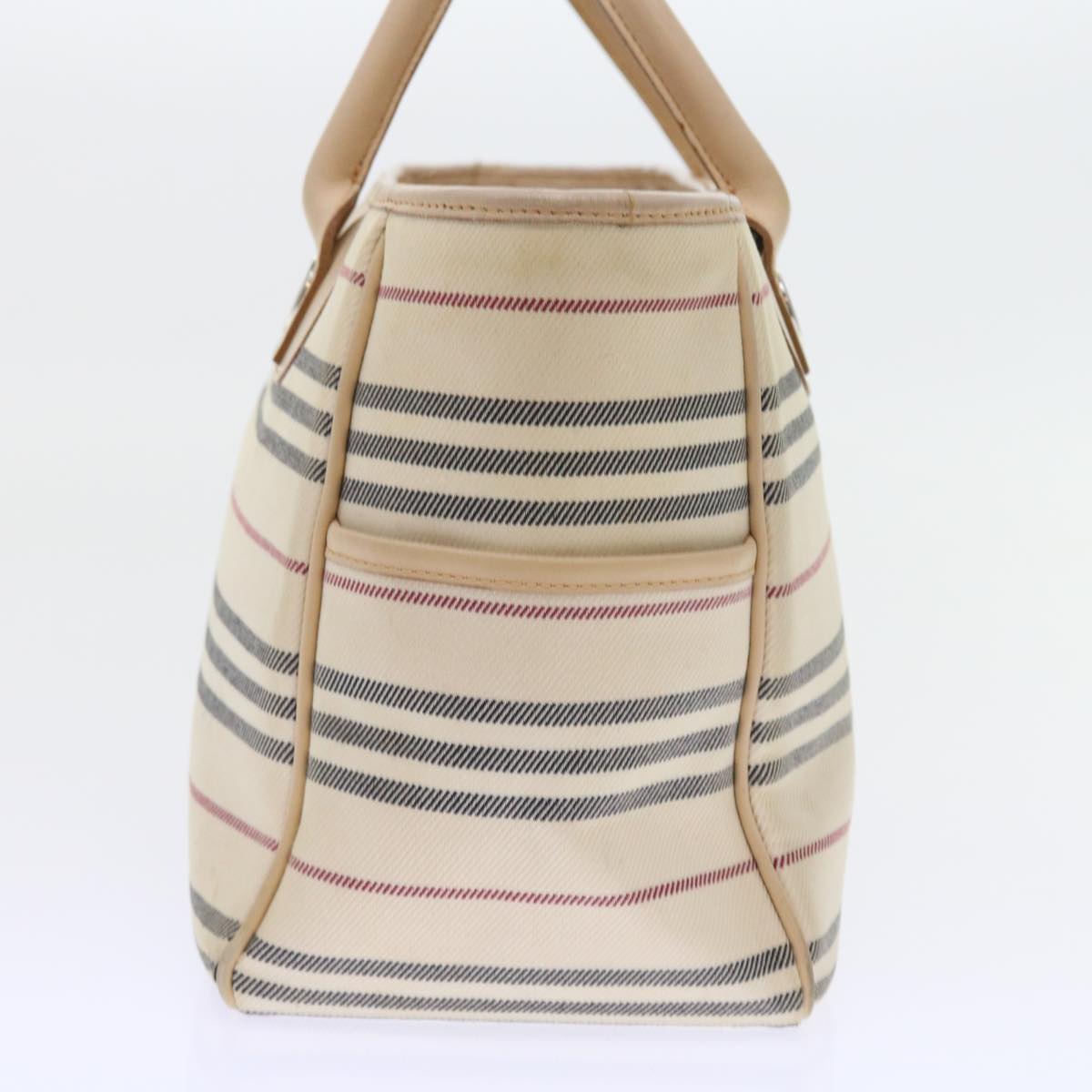 Burberry Auth Canvas Beige Handbag