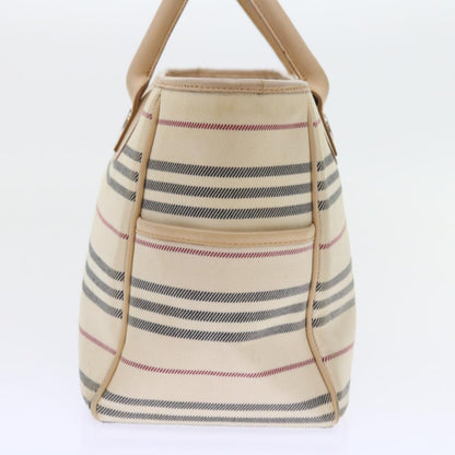 Burberry Auth Canvas Beige Handbag