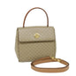 Luxury CELINE Macadam Canvas Hand Bag 2way Beige 57217
