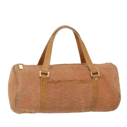Luxury CELINE C Macadam Canvas Hand Bag Orange 57237