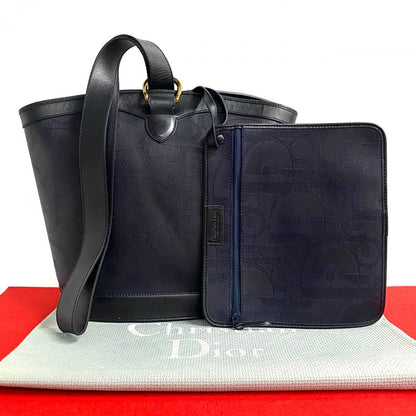 Dior Shoulder Bag leather Navy Rovelle Bags