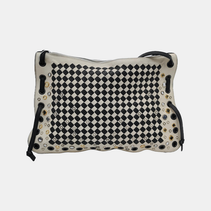 Bottega Veneta Intrecciato Check Palio Crossbody Bag 2026