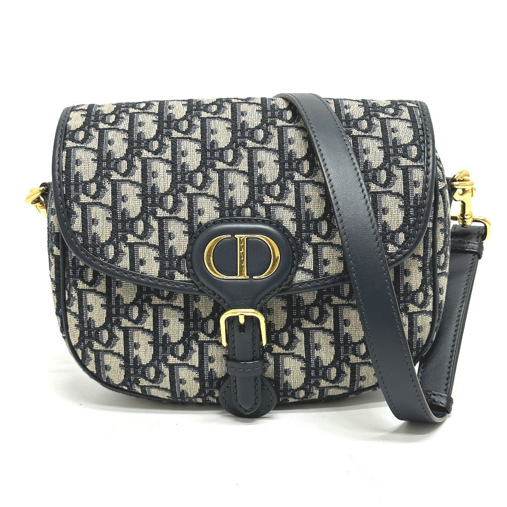 Dior Shoulder Bag leather gray CD Cannage Caro Women Rovelle Bags