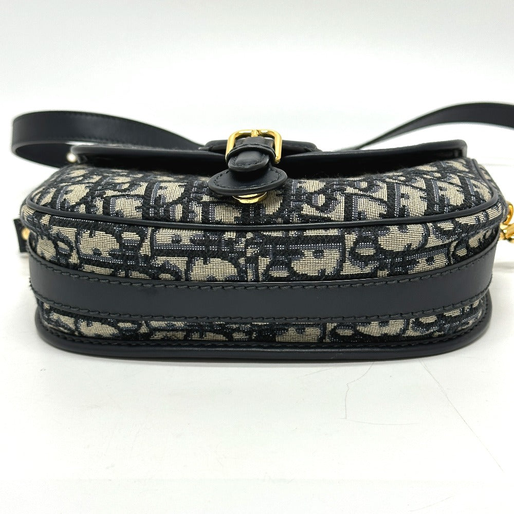 Dior Shoulder Bag leather gray CD Cannage Caro Women Rovelle Bags