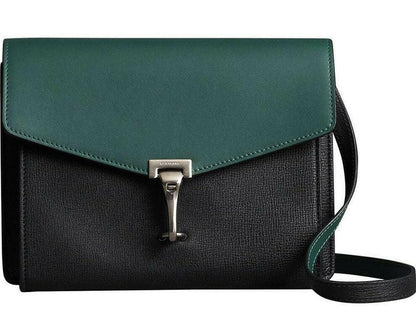 Burberry Macken Two Leather Black Crossbody Bag