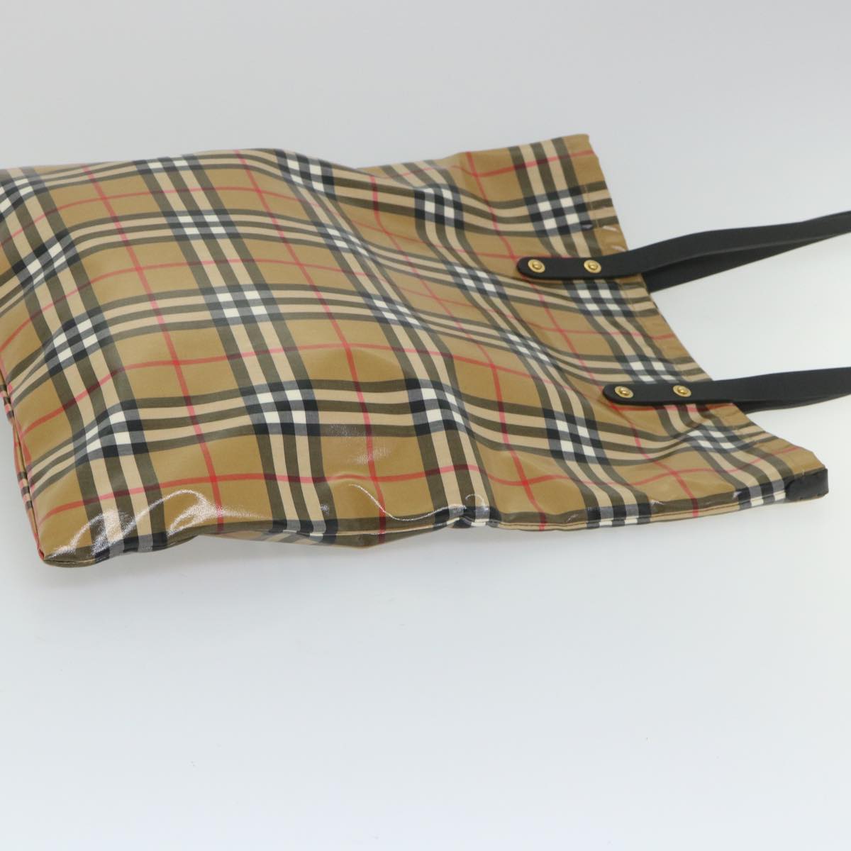 Burberry Nova Coated Canvas Black Tote Bag