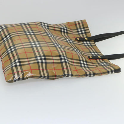 Burberry Nova Coated Canvas Black Tote Bag
