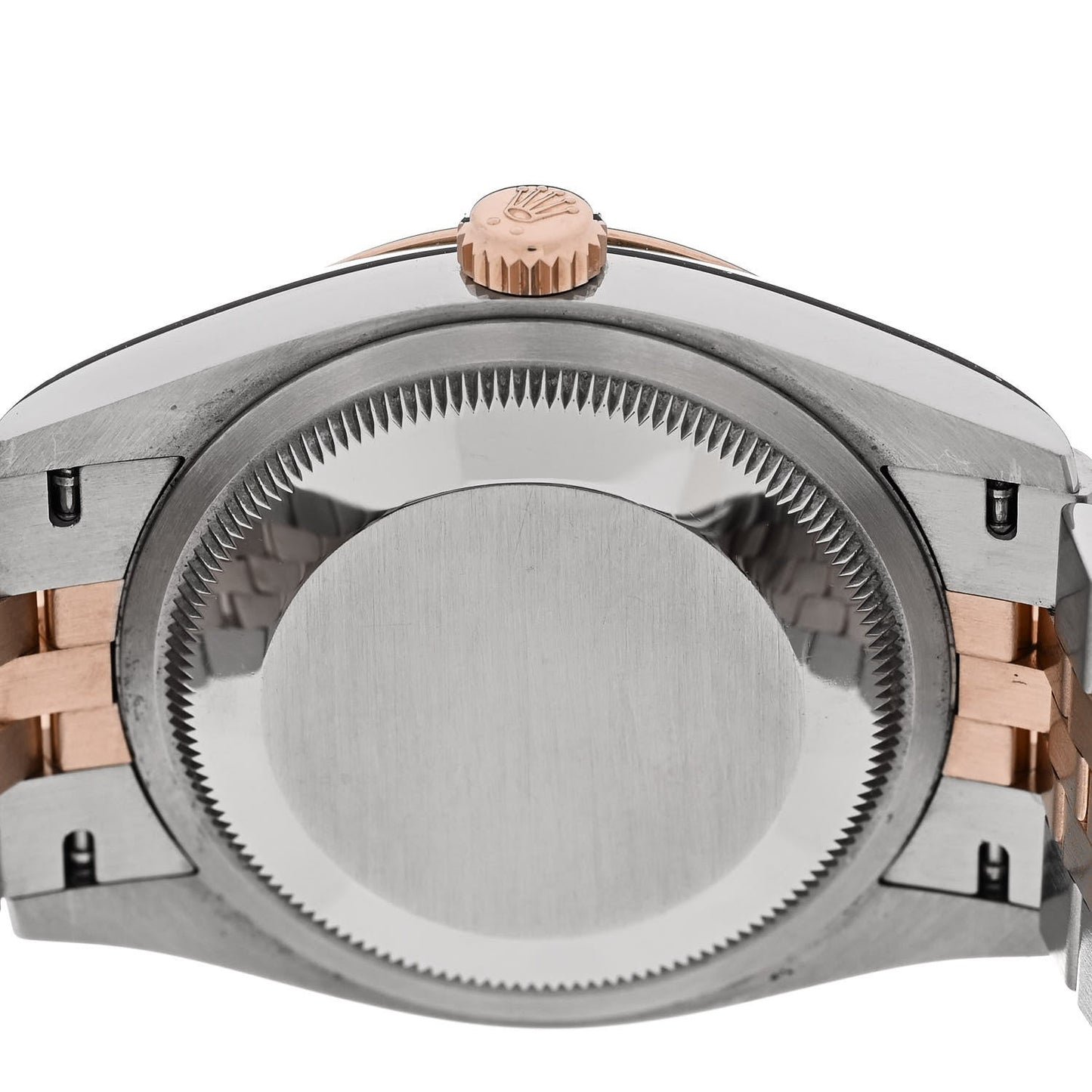 Stainless Steel 18K Everose Gold Diamond 36mm Oyster Perpetual Datejust Watch Chocolate Jubilee 126231