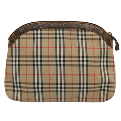 Burberry BURBERRYSs Nova Canvas Beige Clutch Bag Style 10