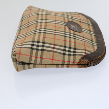 Burberry BURBERRYSs Nova Canvas Beige Clutch Bag Style 10
