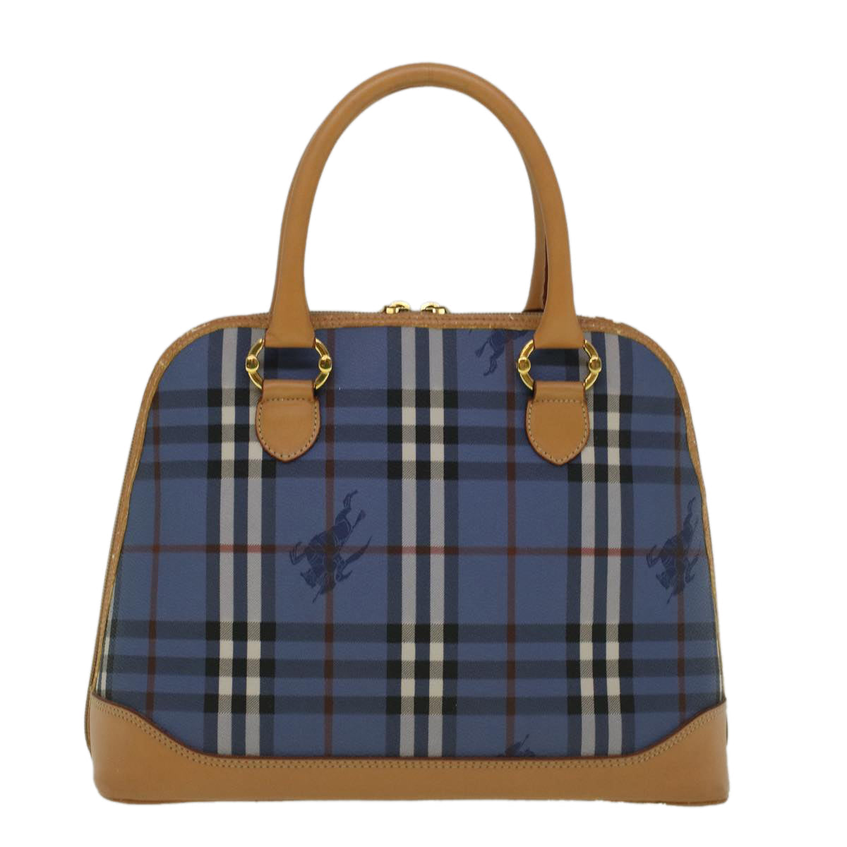 Burberry BURBERRYSs Nova Leather Beige Handbag Style 2