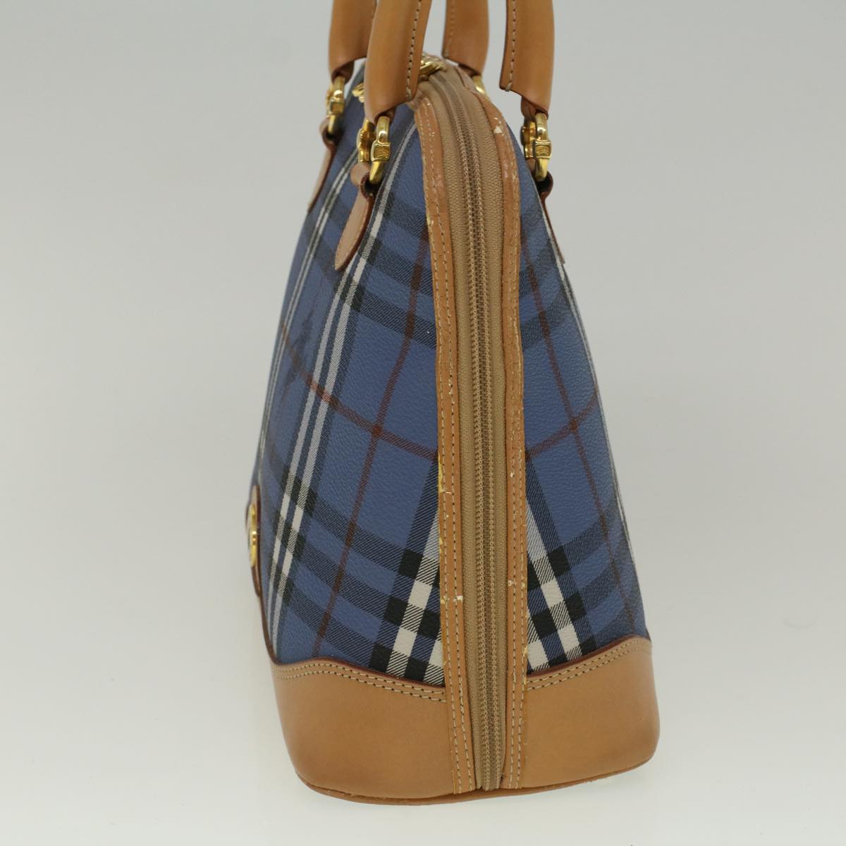 Burberry BURBERRYSs Nova Leather Beige Handbag Style 2