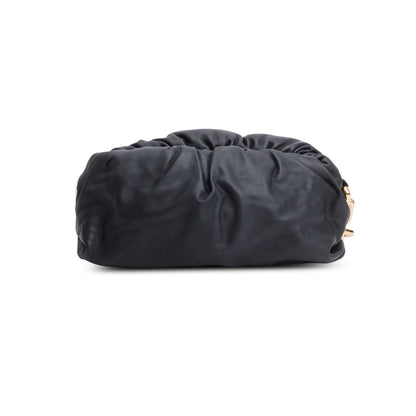 Bottega Veneta Black Nappa Leather The Chain Pouch