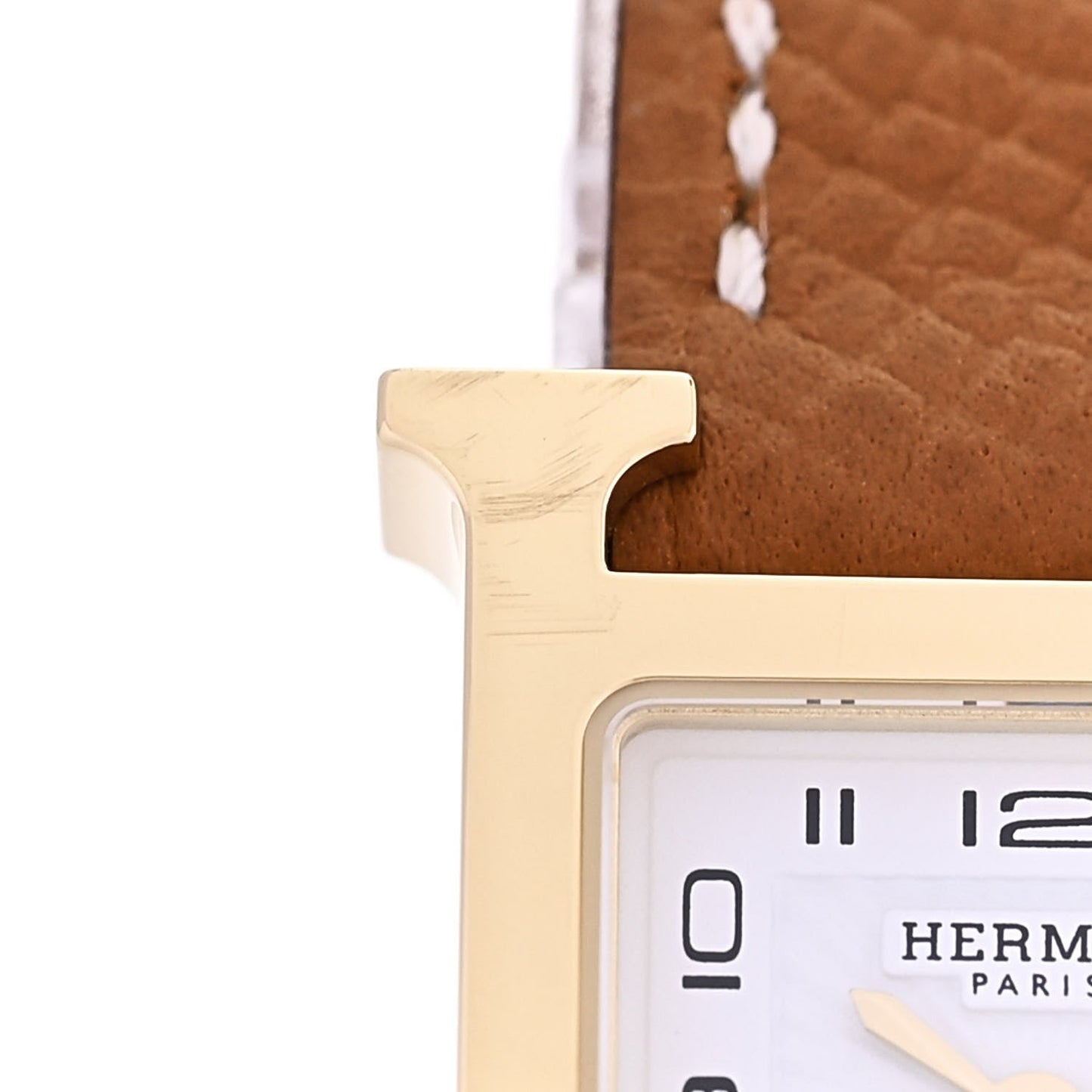 Stainless Steel Epsom 17.2mm Heure H Hour Quartz Watch Gold