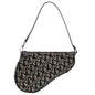 Christian Dior Pouch canvas black Saddle pouch Trotter Women Rovelle Bags