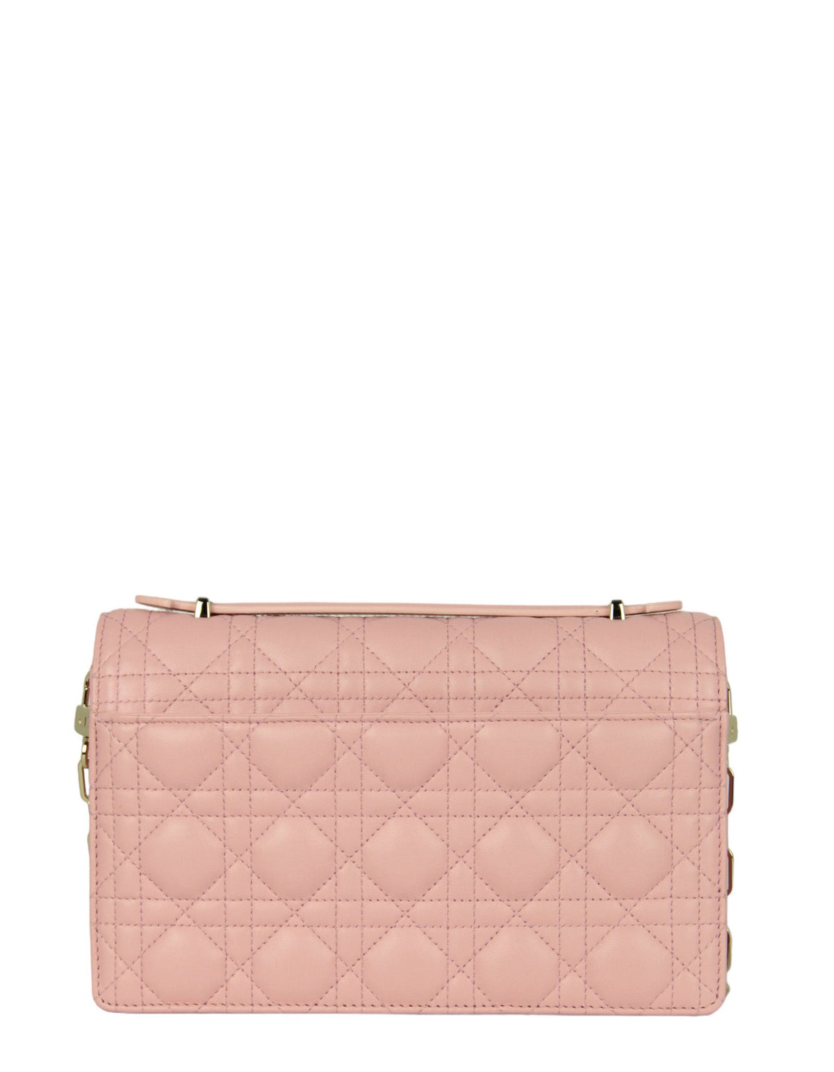 Dior Melocoton Pink Cannage Miss Dior Top Handle Bag Rovelle Bags