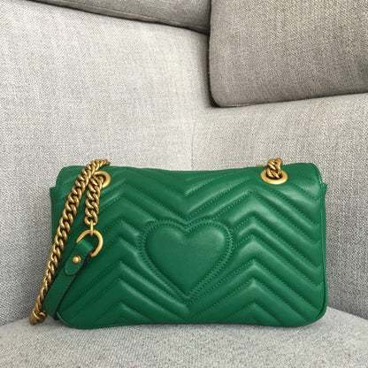 Gucci Marmont Small Matelassé Shoulder Bag