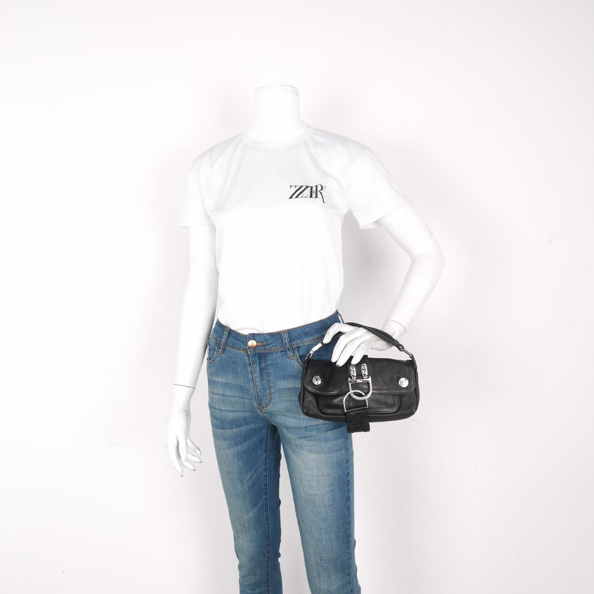 Dior Flight Mini Clutch Bag Black Leather Rovelle Bags