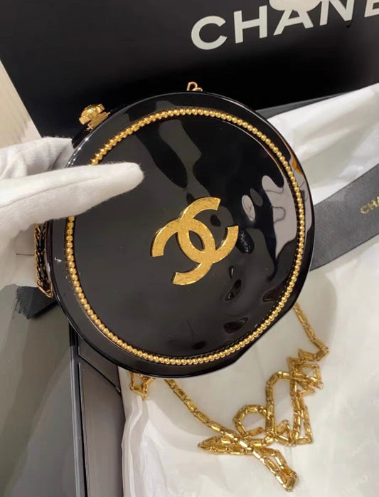 Chanel Luxury Leather Black Handbag Style 8 Rovelle Bags