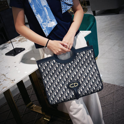 Christian Dior Oblique Fold Over Clutch Tws Rovelle Bags