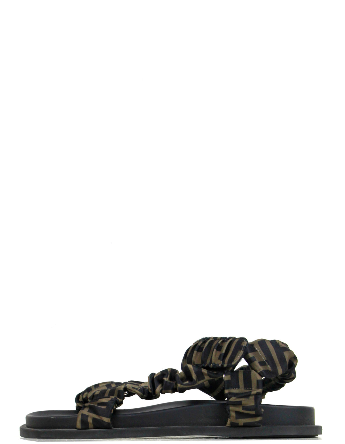 Fendi Satin Ruched Fendi Feel Sandals sz 39.5 Rovelle Bags