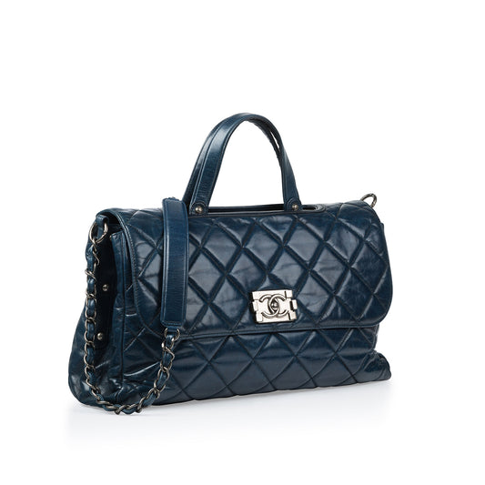 Chanel Quilted Convertible Boy Tote Rovelle Bags