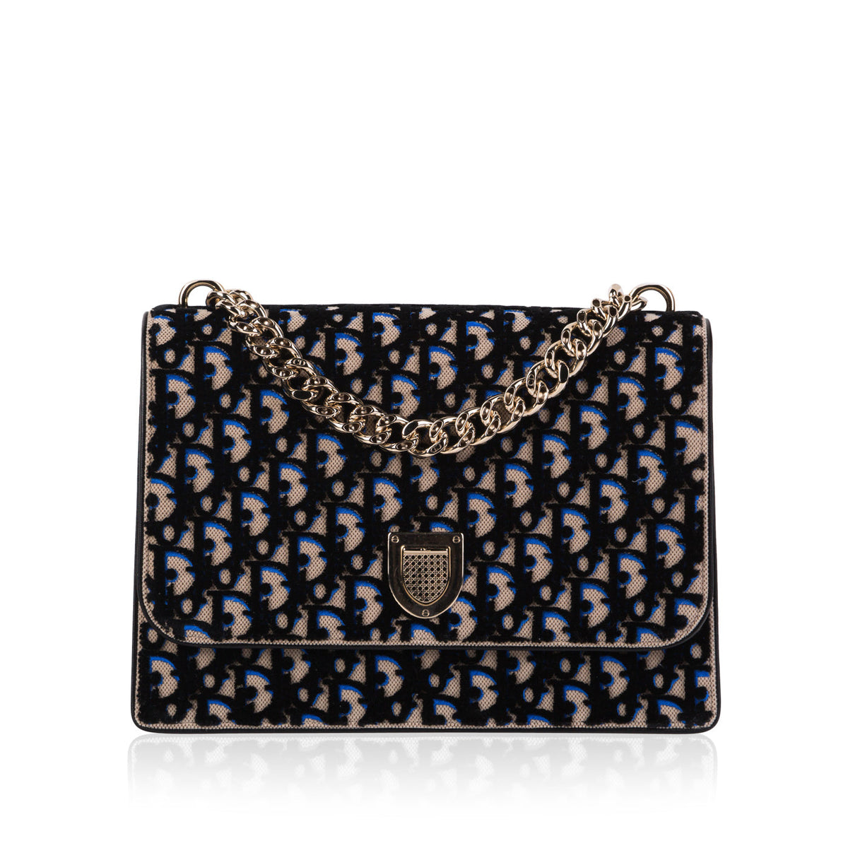 Dior Nylon Monogram Chain Canvas Tote Bag Rovelle Bags