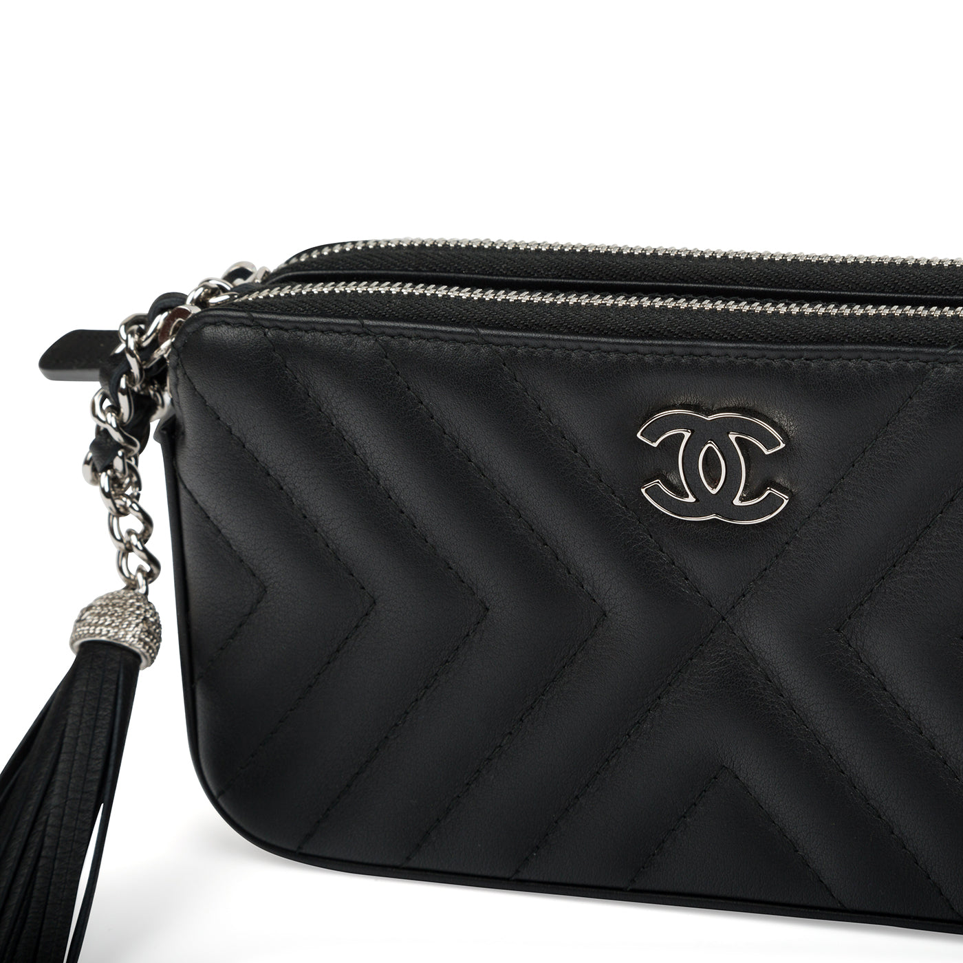 Chanel Chevron Clutch On Chain Rovelle Bags