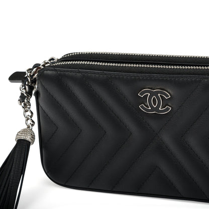 Chanel Chevron Clutch On Chain Rovelle Bags