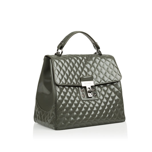 Chanel Mademoiselle Patent Kelly Bag Rovelle Bags