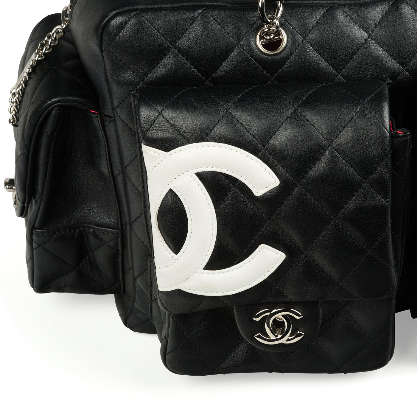 Chanel Cambon Lambskin Black Handbag Style 3 Rovelle Bags