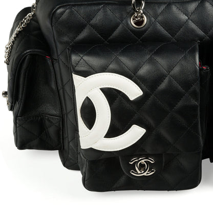 Chanel Cambon Lambskin Black Handbag Style 3 Rovelle Bags