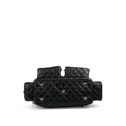 Chanel Cambon Lambskin Black Handbag Style 3 Rovelle Bags