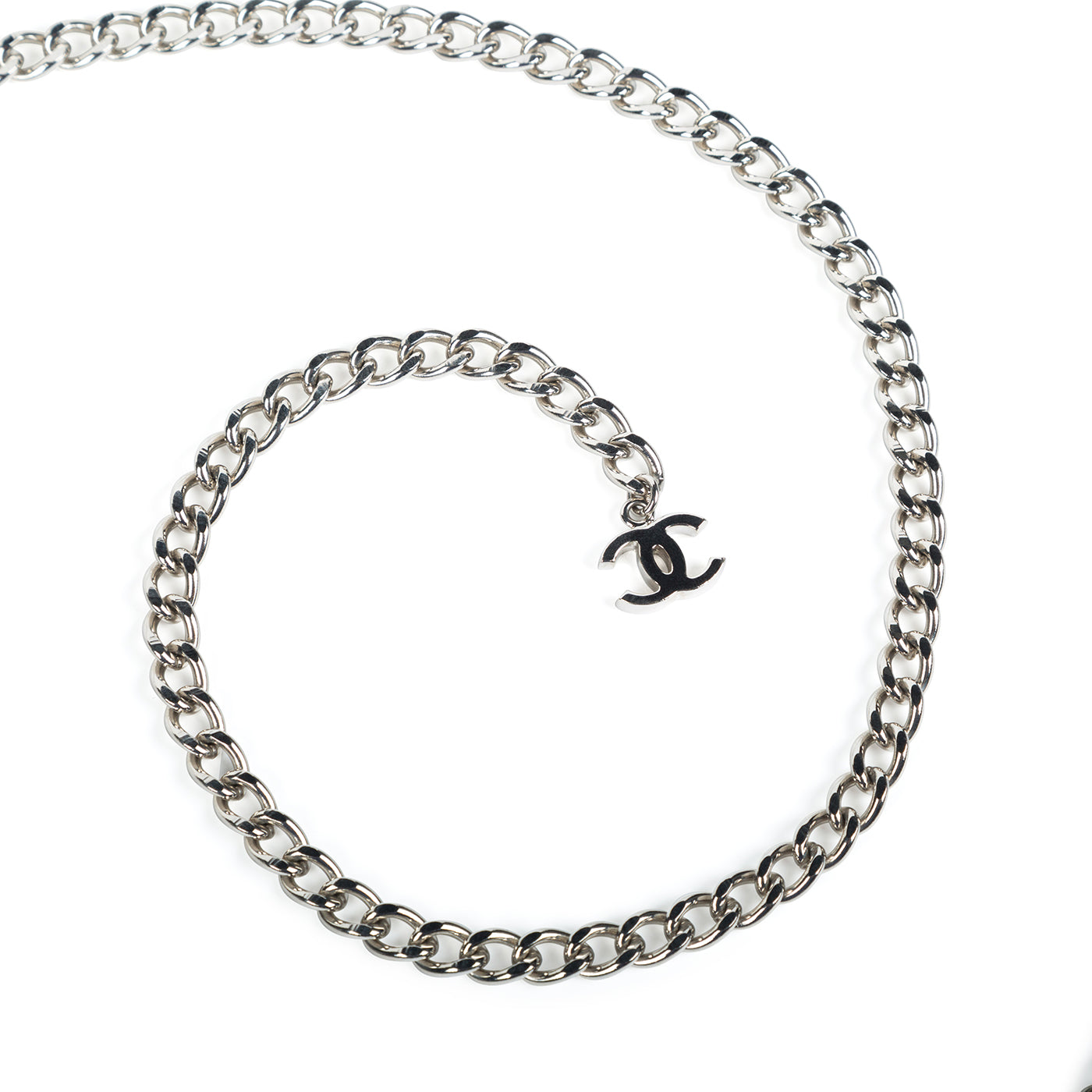 Chanel Luxury Leather Silver Handbag Style 5 Rovelle Bags