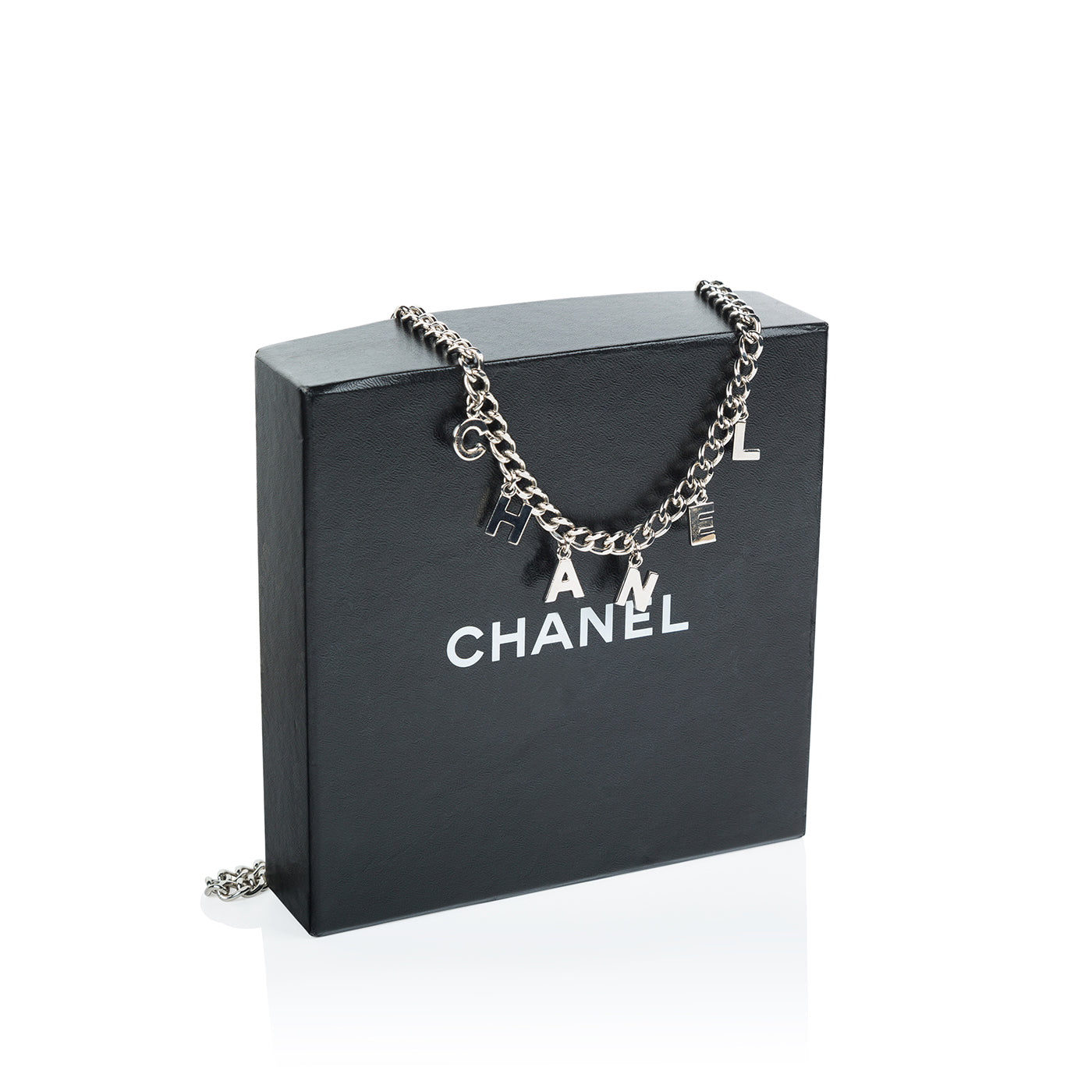 Chanel Luxury Leather Silver Handbag Style 5 Rovelle Bags