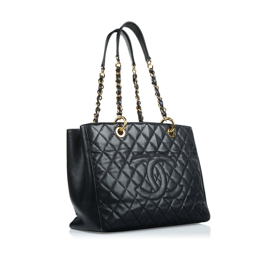 Chanel Shopping Tote Caviar Black Tote Bag Caviar Rovelle Bags
